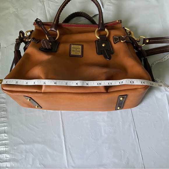 Dooney & Bourke Natural Florentine Small Stanwich Satchel - Picture 11 of 14